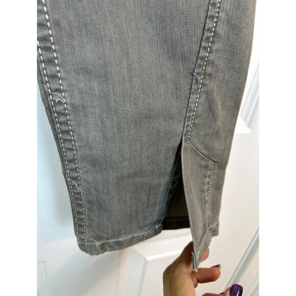 Rare Z. Cavaricci Jeans Y2K 90's Grunge Low Rise Faded Gray Jeans Feather 26 - Picture 4 of 11
